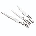 HAZEL Stainless Steel Sharp Kitchen Knife for Kitchen Set of 3 | Chef Knife, Paring Knife &amp; Carving Knife