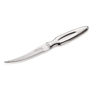 hazel stainless steel tomato knife for kitchen  sharp serrated paring knife  tomato cutting amp vegetable chopper knife