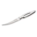 HAZEL Stainless Steel Tomato Knife for Kitchen | Sharp Serrated Paring Knife | Tomato Cutting & Vegetable Chopper Knife