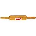 HAZEL Wooden Belan Rolling Pin Sagwan Roti Phulka Dough Roller for Home and Kitchen, 38 cm