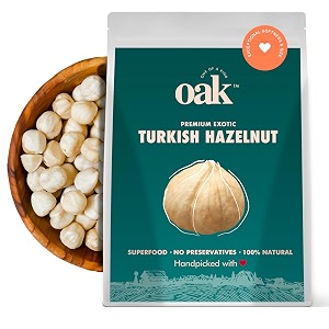 oak - one of a kind premium turkish hazelnut nuts 250gmraw unsaltedcrunchy and wholehealthy snacks for adults amp kids