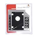 Universal 9.5mm SATA to SATA 2nd SSD HDD Hard Drive Caddy Adapter Tray Enclosures for DELL HP Lenovo ThinkPad ACER Gateway ASUS Sony Samsung MSI Laptop (9.5mm Universal Caddy)