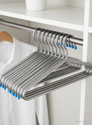HBBBROTHERS Pack of 24 Stainless Steel Hangers