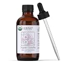 HBNO Organic Camellia Oil - Huge 4 oz (120ml) Value Size - USDA Certified Organic Camellia Oil, Cold Pressed Carrier Oil for Face, Body, Lips, Nails, Shampoo &amp; Conditioner