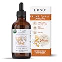 HBNO Organic Virgin Apricot Oil - 4 oz (120ml) Value Size - Ideal for Shampoos, Conditioners, Lip Balms, Face wash, Lotions, and Skin Care Products.