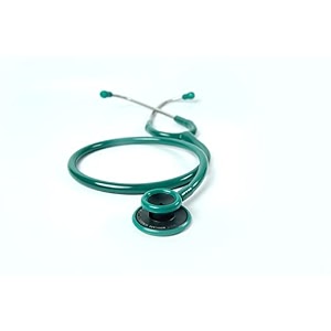 stethoscope stainless steel dual head bosm 11 cardiology for doctors nurse 3 year warranty ce amp iso certified green