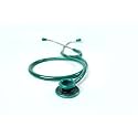 Stethoscope stainless steel Dual Head (Bosm 11) cardiology for Doctors, nurse 3 year warranty CE &amp; ISO CERTIFIED (GREEN)