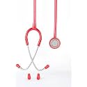 Bosm 11 Premium Cardiology Stethoscope Dual Head Steel Red CE ISO