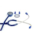 HCG Premium Single Head Stethoscope (BOSM 11) for Accurate Heart & Lung Monitoring | Professional Acoustic Diagnostic Tool for Doctors, Nurses, Medical Students & Healthcare Professionals | Blue