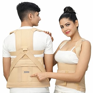 taylor39s brace posture corrector belt xxl  adjustable magnetic back support belt for lower amp upper back pain relief  spine alignment amp posture support for men amp women