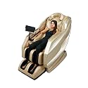 Hci Erelaxicpro 5D Mechanism Massage Chair With Zero Gravity, Full Body Stretch, Heat Therapy And Patent Roller (Gold) - Fiber Leatherite