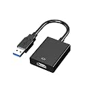 HD 1080P USB 3.0 to HD-MI-Compatible Adapter Drive fr;/ee External Graphics Card Cable Audio Video Converter