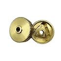 HD Brass Headlight Motor Gear Upgrade Kit fit for Chevy Corvette 1988-1996,Permanent Repair Solution for Stuck or Inoperative Pop-Up Headlights - Replaces Fragile Plastic Gear
