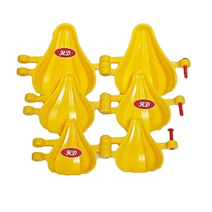 ganpati modak maker mould sancha of 2 quantity for ganesh chaturthi festival yellow set of 3 sizes plastic