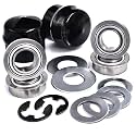 HD Switch Steel Seals 9040H 9040-H 532009040 121748x 121749x Wheel Bushing to Bearing Conversion Kit w/All Hardware fits Snapper Craftsman Husqvarna Noma Murray AYP Poulan Garden Tractor Lawn Mower