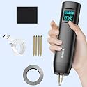 HD2 AWithZ Spot Welder with Double-Ended &amp; Replaceable Tips - 90-Level Dual Pulse Welding for 18650, Phone Battery, 0.2mm Nickel Sheet, LCD Display, Portable &amp; Safe (Black-HD2)
