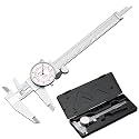 HDLNKAK Dial Caliper 0-6"/150mm Dual Reading Scale Inch/Metric