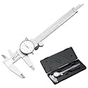 HDLNKAK Dial Caliper Shockproof with Watch 0-6" Range