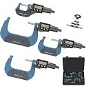 HDLNKAK Digital Micrometer Set, 4-Piece Precision Tool Kit
