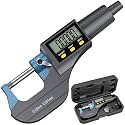 HDLNKAK Digital Outside Micrometer 0-1”, 0.00005"/0.001mm Precision(Blue)