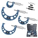 HDLNKAK Outside Micrometer 0-4", 0.0001" Graduation Micrometer Set