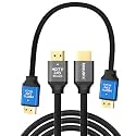 HDMI 2.0 Cable - 4K x 2K - 8mm OD ; H D M I Adapter (HDMI2.0 30CM (1 Piece)) &amp; HDMI Adapter (HDMI2.0 100 CM (1 Piece)) Combo