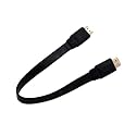 HDMI Short Cable for Laptop &amp; PC (Round HDMI 1.4V - 30 CM (2 Piece)) Typically Used for Close Connections &amp; in setups Where Minimal Cable Length is Required