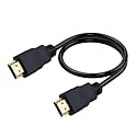 HDMI Adapter (Round H D M I 1.4V - 50 CM (1 Piece)) HDMI Short Cable for Laptop &amp; PC ; Typically Used for Close Connections &amp; in setups Where Minimal Cable Length is Required