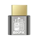 HDMI Dummy Plug 4K HDR, Headless Display Adapter,Virtual Monitor EDID Emulator,Supports up to 4k@60Hz,2K@60Hz,1080P@120/144/240Hz (NEW-4K-HDR(default3840X2160@60HZ-1P)