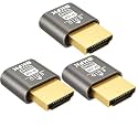 HDMI Dummy Plug 4K HDR, Headless Display Adapter,Virtual Monitor EDID Emulator,Supports up to 2K@120/144Hz,1080P@120/144/Hz (2560X1440@120/144HZ-HDR-3P)
