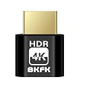 HDMI Dummy Plug 4K HDR,Virtual Monitor EDID Emulator, Headless Display Adapter,Headless hdmi Adapter，hdmi Dummy，Supports up to 4k@60Hz,1080@120Hz(4K-HDR-1P)