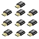 10 Pack HDMI Dummy Plug 4K@60Hz, 2K@60Hz EDID Emulator