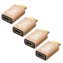 HDMI edid Emulator Adapter,4K60Hz(default1080P) 4Pack emulators,Reliable Pass-Through for Extender/AV Receiver/Video Splitters
