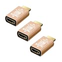 HDMI edid Emulator Adapter, 4K60Hz(default1080P) 3Pack emulators,Reliable Pass-Through for Extender/AV Receiver/Video Splitters
