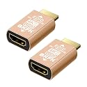 HDMI edid Emulator Adapter, 4K60Hz(default2160P) 2Pack emulators,Reliable Pass-Through for Extender/AV Receiver/Video Splitters