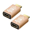 HDMI edid Emulator Adapter,4K 60Hz (default1080P) 2Pack emulators,Reliable Pass-Through for Extender/AV Receiver/Video Splitters