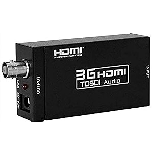 hdmi to sdi converter - 3g-s d ihd-sdi converter audio video adapter support 1080p 1080i for camera home theater