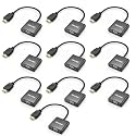 Uni-Directional HDMI to VGA Adapter 10 Pack, Male to Female