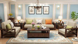 HDWOOD Solid Sheesham Wood For Living Room