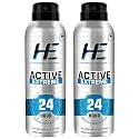 HE Active Extreme Perfumed Body Spray 150ml for Today's Active Men, 24 Hour Odor Protection* 99% Germ Free up to 24 hours (Pack of 2)