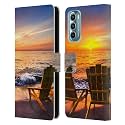 Head Case Designs Officially Licensed Celebrate Life Gallery Sea Dreams III Beaches 2 Leather Book Wallet Case Cover Compatible with Motorola Moto G Stylus 5G (2022)
