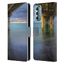 Head Case Designs Officially Licensed Celebrate Life Gallery Calm Seas Beaches 2 Leather Book Wallet Case Cover Compatible with Motorola Moto G Stylus 5G (2022)
