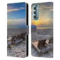 Head Case Designs Officially Licensed Celebrate Life Gallery Just Lounging Around Beaches 2 Leather Book Wallet Case Cover Compatible with Motorola Moto G Stylus 5G (2022)