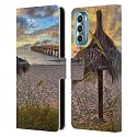 Head Case Designs Officially Licensed Celebrate Life Gallery Umbrella Beaches 2 Leather Book Wallet Case Cover Compatible with Motorola Moto G Stylus 5G (2022)