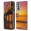 Head Case Designs Officially Licensed Celebrate Life Gallery Into The Light Beaches 2 Leather Book Wallet Case Cover Compatible with Motorola Moto G Stylus 5G (2022)