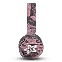 Head Case Designs Officially Licensed Juventus Football Club Black &amp; Pink Marble Art Vinyl Sticker Skin Decal Cover Compatible with Sony PlayStation PS Pulse 3D Headset