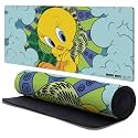 Head Case Designs Officially Licensed Looney Tunes Tweety Cartoon Character Art 37.4 x 15.75 x 0.16 inches (900 x 400 mm) - XL Gaming Office Desk PC Keyboard Mouse Mat Pad