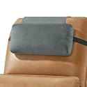 Head Recliner Pillow Adjustable Shredded Memory Foam Headrest Pillows for Recliner Chairs,Non-Slip Velvet Cushion for Pain Relief Neck Support Pillow for Travel Home Sofa Armchair with Zipper Cover