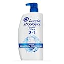 Head and Shoulders Classic Clean Anti-Dandruff 2 in 1 Paraben Free Shampoo and Conditioner, 32.1 fl oz