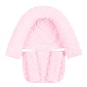 Head Support and Strap Covers, Carseat Neck Cover, Car Accessories for Girl,Light Pink